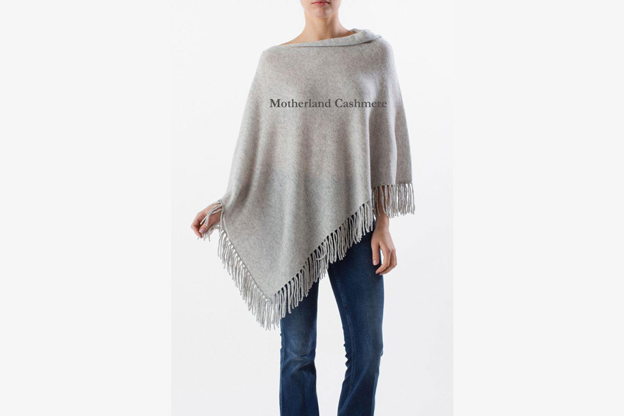 100% Cashmere Fringed